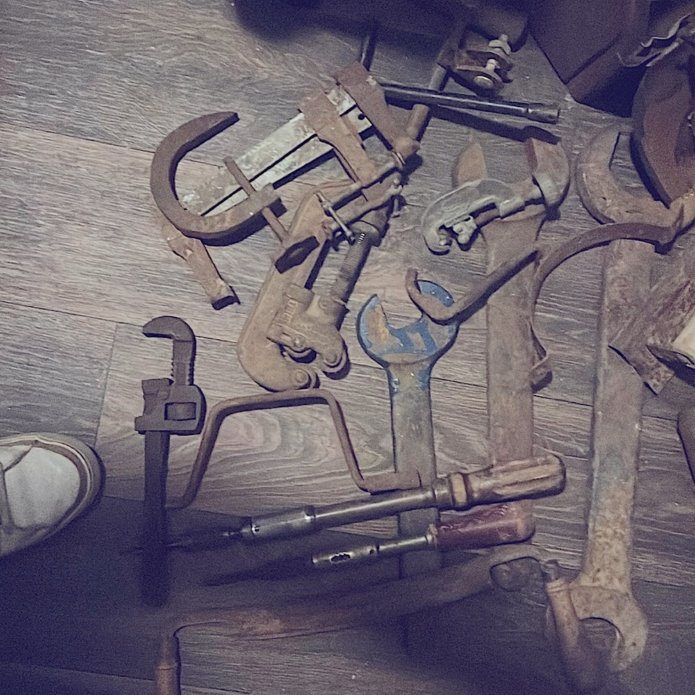 Antique vintage tools